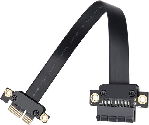 PCI Express 36PIN 1X Extension Cable?180 Degree 20cm?...