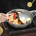 UPKOCH Stainless Steel Pot with Divider Weldless Hot Pot Two-flavor Soup Pot Shabu Shabu Pot Induction Cookware with Handle for Gas Electric Stove...