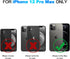 Nvollnoe for iPhone 12 Pro Max Case with Card Holder Heavy Duty Protective Dual Layer Shockproof Hidden Card Slot Slim Wallet Case for iPhone 12 P...