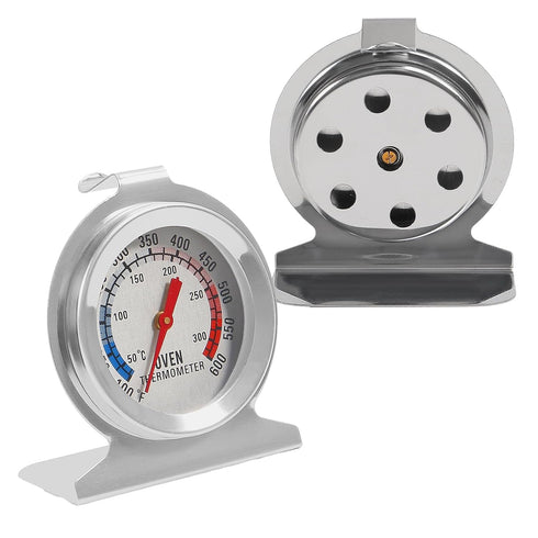 2 Pack Oven Thermometer Instant Read Stainless Steel Grill Thermometer 50-300°C/100-600°F for Kitchen Cooking Baking...