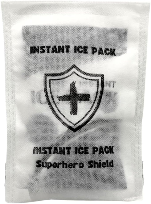 3-Pack Kids Super-Powered Instant Cold Ice Pack - Quick and Effective Pain relief for your Childs Bumps and Bruises with Super Hero Shields.....