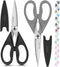 Kitchen Shears, iBayam Kitchen Scissors All Purpose Heavy Duty Meat Scissors Poultry Shears, Dishwasher Safe Food Cooking Scissors Stainless Steel...