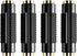 3.5mm ?1/8 Inch ? to 3.5mm ?1/8 Inch? Stereo Jack Female to Female Adapter Connector Gold Plated (4 Pack)...