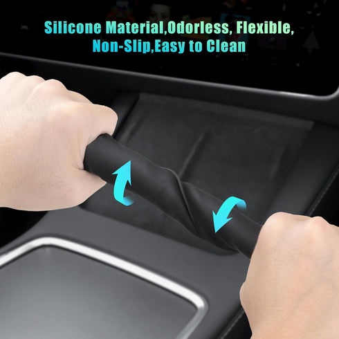 Upgrade Center Console Wireless Charger Silicone Mat for Tesla Model 3 Model Y Anti-Slip Protective Pad Interior Accessories......