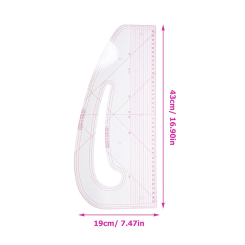 DOITOOL Sewing Pattern Maker Pattern Marking Ruler Fashion Design Ruler Garment Making Marking Curve Ruler for Pattern Making...