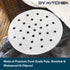 10 Inch Air Fryer Liners, Set of 200, 5/6/7/8/9 Inch Bamboo Steamer Liners/Air Fryer Perforated Parchment Paper for Air Fryer, Steaming Basket and...