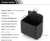Keenso Universal Car Air Vent Organizer Box Storage Bag, Black Auto Seat Back Interior Case with Hook, Mount Outlet Storage Box Hanging Leather Co...
