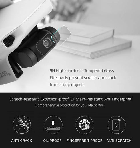 Multifunctional Drone Accessories Set Kit Lens Hood + Lens Protective Film for DJI Mavic Mini/Mavic Mini 2...