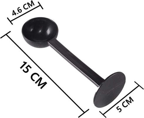 10g Espresso Coffee Measuring Spoon Plastic Coffee Scoop for Ground Coffee Tea Salt with Pressed Bottom 5.9x1.9inch...