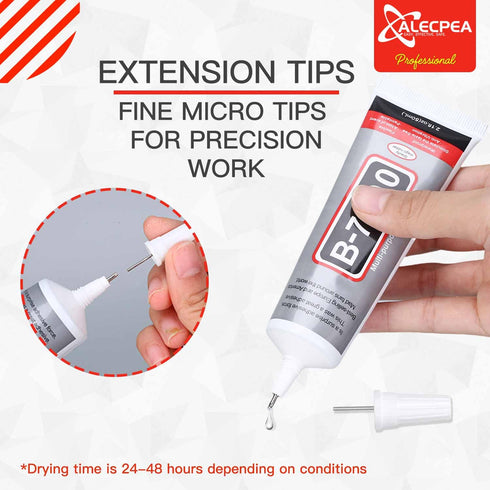 B-7000 Craft Glue for Jewelry Making - 25ml/0.84oz (2 Pack) - Multi-Function B-7000 Super Adhesive Glues Liquid Fusion Glue for Rhinestones Crafts...