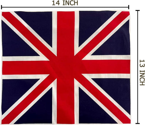 45x40 Inch United Kingdom UK England British National Country Flag Patriotic Printed Cotton Fabric for Patchwork Needlework DIY Handmade Sewing Cr...
