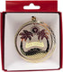 San Diego California Brass Christmas Ornament...