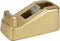 Buqoo Gold Desk Tape Dispenser 1-Inch Core Roller Tape Holder Cute Desktop Tape Cutter for School, Office Supplies (GT-1)...