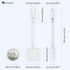 USB C Splitter 1 in 2 Out, Dual USB C Headphone and 60W Charger Adapter, Type C Audio Adapter with Fast Charging Dongle Compatible with iPhone 15,...