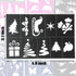 Face Painting Stencils for Kids, 200 Pieces Professional Reusable Body Paint Stencils Temporary Tattoos for Girls Boys Parties Sleepovers Birthday...