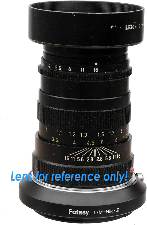 Fotasy Leica M Lens to Nikkor Z Mount Adapter, Leica M to Z Adapter, LM Z Adapter, Copper, Infinity Focus,Compatible with Nikon Z Mount Mirrorless...
