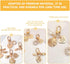 jojofuny Key Chain for Women Ladies 4 Pcs Pearl Shell Shape Key Ring Lovely Keychains for Girls Dree up Accessories...