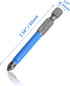 10 Pcs Magnetic Phillips Screwdriver Bit Set 2.56 inch Long, PH2 Phillips Bits Set, Non-Slip Cross Head Electric Screwdriver Bits Set 1/4" Hex Sha...