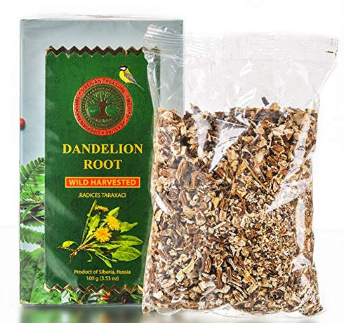 Siberian Dandelion Root, 3.53 OZ (100 Grams) – Dried Dandelion Root...