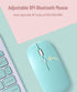 Wireless Keyboard and Mouse Combo, Cute Bluetooth Keyboard with Slicent Mouse, 3 Adjustable DPI, 2.4G USB Slim Keyboard Mouse Set for Windows for ...