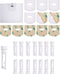 40 Sets of Clear Vertical Blind Repair Tabs Blind Fixers Vertical Blind Slat Replacement (80 PCS) with 15 PCS White Vertical Blind Stem Parts for ...