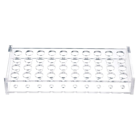 YOKIVE Tube Rack, Acrylic Test Tube Rack Holder | Great for 0.2ml,10ml Lab Test Tube(Clear, 40-Sockets)...