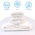 3 Pack Spa Headband and Wrist Washband Face Wash Set,Reusable Soft Makeup Headband Fleece Skincare Headbands for Washing Face Shower (White)...