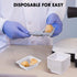 7ml 100ml Weigh Boat Set, 100 Pack Small & Large Lab Weighing Dishes for Measuring, Storing, Mixing Powders & Liquids with Easy Pour Design Dispos...