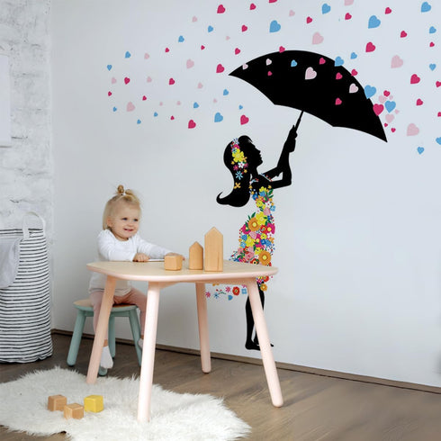 DEKOSH Baby Girl Nursery Decor | Peel & Stick Decorative Wall Decals for Teen Girl Bedroom...