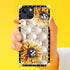 Case Compatible with iPhone 15 Plus,Diamond Sunflower iPhone 15 Plus Cases for Womens,Luxury Decoration Square Soft TPU Shockproof Protective Hard...