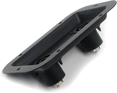 T Tulead Speaker Jack Plate Audio Dual Speakon Plates Iron,5.35"x3.5",Pack of 2 with Mounting Screws...
