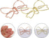 20pcs Paper Clip with Bow Office Paperclips Delicate Paper Clips Decorative Paper Clips Metal Paper Clips Lovely Paper Clips Cross Paper Clips Bow...