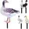 CREATCABIN 4Pcs Duck Yard Art Ground Insert Decorations Acrylic Garden Stake Double Sided Printing Statue Outdoor Stakes Animal Sculpture Sign Yar...