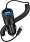 ?MFi Certified? iPhone 15 Car Charger Fast Charging, Rombica 4.8A USB Power Cigarette Lighter USB-C Car Charger Adapter + 6FT Type-C Coiled Cable ...