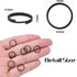 BronaGrand 200pcs 10 mm Split Rings Alloy Double Loop Jump Rings Keychain Ring Connectors for DIY Arts Crafts Organization Home Car Office Keys At...