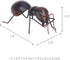 Tooarts Metal Yard Art Ant Garden Decor Indoor Outdoor Insect Tree Porch Patio Sculpture Black...