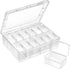 Small Plastic Storage Box, 13 Pieces Plastic Storage Cases Bead Organizers Boxes with Lid Mini Rectangles Boxes Craft Supply Case Bead Containers ...
