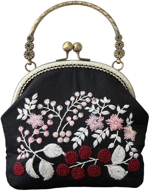 Gogobear Embroidery Coin Purse Kits for Beginners Adults Handmade DIY Embroidered Clutch Wallet Purse with All Supplies...