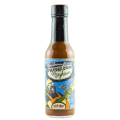 Mushroom Mayhem by Torchbearer Sauces, Medium Heat Hot Sauce With Flavors Of Umami, Shiitake Mushroom & Habanero Pepper, Made With All Natural Ing...