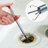 Flexible Grabber Claw Pick Up Reacher Tool With 4 Claws, 63 Inch Bendable Hose Pickup Reaching Assist Tool Drain Snake Hair Drain Clog Remover Too...