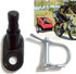 Bicycle Trailer Hitch Coupler Mount Attachment, MASO-AUTO Bike Rear Racks Axle Steel Adapter Replacement Cycling Accessory for Dog Kids Cargo...