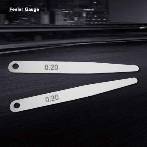 5pcs Feeler Gauge 0.2 Thickness Feeler Gauge Metric Filler Thickness Gage Measurement Tool(0.2)...