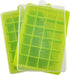 Ice Cube Tray, Silicone Square Ice Trays Easy Release Stackable Ice Cube Mold with Removable Lid, 24 Cavity (2 Pack, Green)...