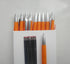 10 Ballpoint Pens,Retractable,Office Pens,1.0 mm Orange Pens Black Ink,Send 10 pcs ballpoint pen refills,Used for Office Writing Work Records.(Ora...
