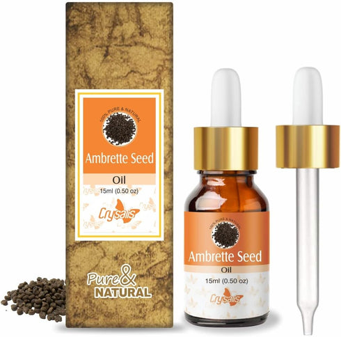 Crysalis Ambrette Seed (Abelmoschus moschatus) Oil - 0.51 Fl Oz (15ml)...
