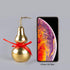 BRABUD Chinese Feng Shui Alloy Gourd Statue Gold Wu Lou Figurine Good Luck Wealth Peaceful Home Decoration Collectible (6.3'') ZD081...