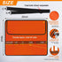 Orange Chef Knife Bag With 20 Slots Cutlery Knives Holders Protectors, Home Kitchen Travel Cooking Tools, Portable Canvas Knife Roll Storage Bag C...