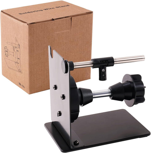 Noah soldering wire Bracket, Soldering Wire Stand Wire Roll Holder Reel Dispenser tin wire frame Spool Feeder, for Welding Tool Welding Wire, blac...