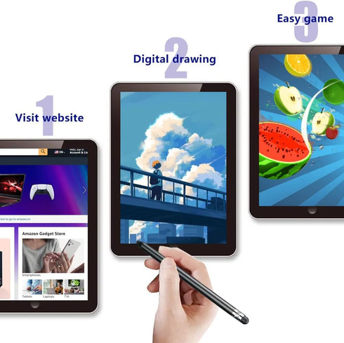 Stylus pens for Touch Screens (8-Pack Ayzmjin) Stylists Pen for iPhone ipad Android Phones Tablet capacitive Touchscreen,Instead of Finger,High Pr...
