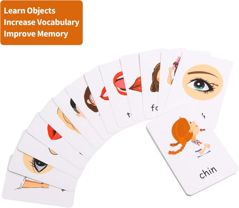 Flash Cards for Toddlers Learn Bodys Fun Learning and Educational Flashcards- 36 Picture Cards...
